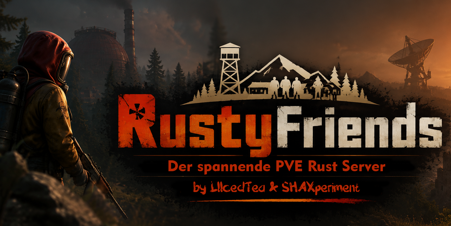 Баннер сервера RustyFriends